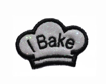 2" Baking Glitter Merit Badge, Patch! Any Color combo! Custom Made!  PN10