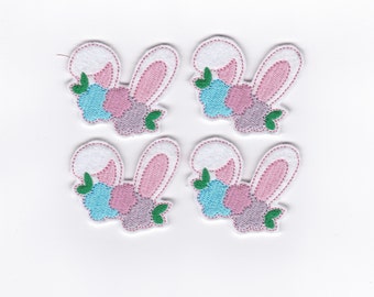 2" Easter Bunny Ear Felties, Set of 4!