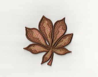 3" Lace Chestnut Leaf, Autumn Leaf! Custom Made Color!