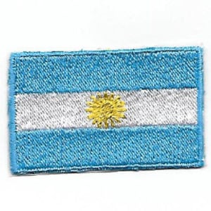 Tiny Argentina Flag Patch! Custom Made! F41