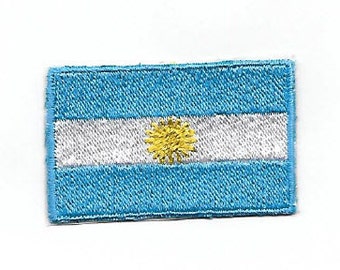 Tiny Argentina Flag Patch! Custom Made! F41