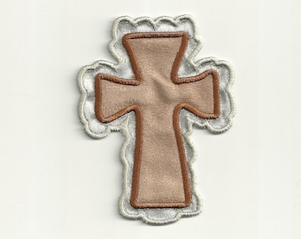 Angelic Cross Patch, any color combo! Custom Made!