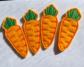 Carrot Felties! Custom Color, Set of 4!