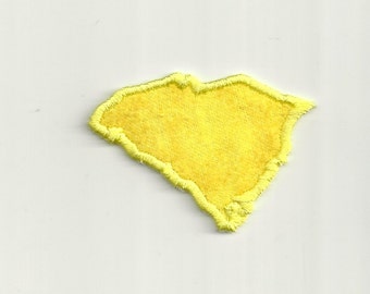 Tiny, South Carolina State Patch! Any Color! Custom Made!