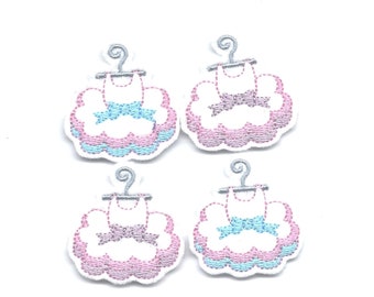 Tutu Felties! Custom Color, Set of 4!