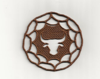 4" Longhorn Lace Embellishment/Sun Catcher/Dream Catcher! Custom Made Color!