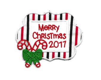 Merry Christmas 2017 Patch! Custom Made!