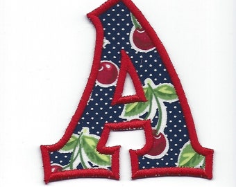 Cherry Print Letter! Multiple sizes to chose from. Custom Made!