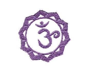 Chakra Violet,  7th Crown Shakra, spiritual connection, knowledge and unity  2 inch patch