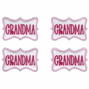 Grandma Felties! Custom Color, Set of 4!