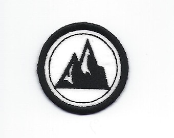 2" Mountain Climbing Merit Badge, Patch! Any Color combo! Custom Made!