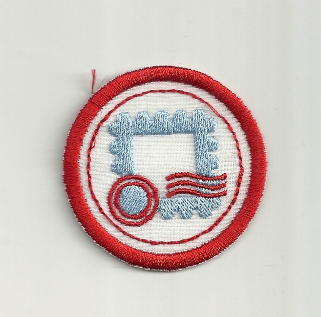 2 Stamp Collecting Merit Badge Any Color Combo Custom Made Etsy