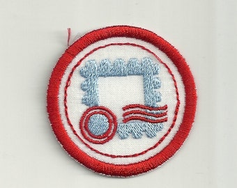 2" Stamp Collecting Merit Badge! Any Color Combo! Custom Made!