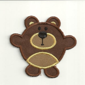 Cartoon Bear Patch! Custom Made!