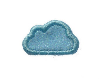 1" Glitter Cloud Patch! NO MESS!! PN19