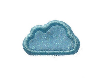 1" Glitter Cloud Patch! NO MESS!! PN19