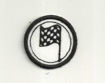 2" Racing Merit Badge, Patch! Any Color combo! Custom Made!