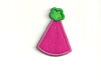 Tiny Birthday Hat Patch! Any Color Combo Custom Made!