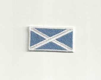 Scotland Scottish Lion Rampant and Saltire Flag Embroidered Ion On Badge Patch 