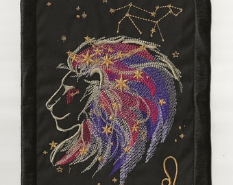 Leo, Zodiac Patch! Custom Made! AP144