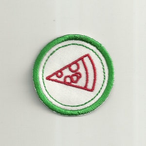 2&quot; Insignia de Mérito de Pizza, Parche! ¡Cualquier combinación de colores! Hecho a medida!