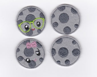 2” Planet Mercury Felties, Set of 4!