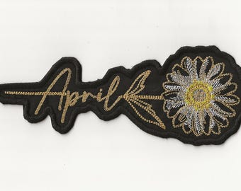 April Birth Flower, Daisy Patch! Custom Made! AP144