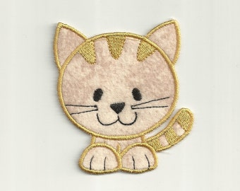 Tabby Kitten Patch, Custom Made any color!