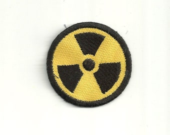 Small, Radioactive Sign Patch! Custom Made!