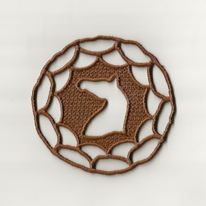 4" Horse Lace Embellishment/Sun Catcher/Dream Catcher! Op maat gemaakte kleur!