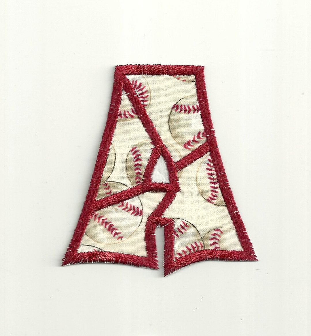 Baseball Letter Applique, Patch! Custom Made! - Etsy