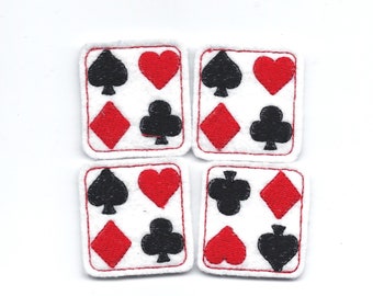 Playing Cards Felties! Custom Color, Set of 4!