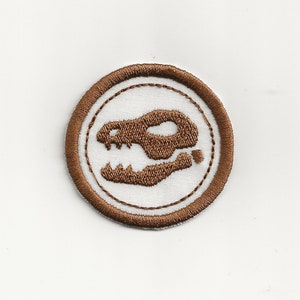 2" Paleontology Merit Badge Patch! Custom Made!