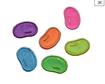 1" Glitter Jelly Beans Patch! NO MESS!!  PN13