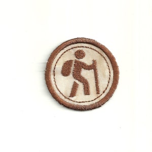 2&quot; Hiking Merit Badge, Patch! Any Color combo! Custom Made!