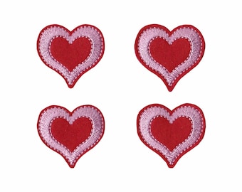 Heart Felties! Custom Color, Set of 4!