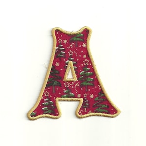¡Carta del árbol de Navidad! 4 " cualquier letra hecha a medida!