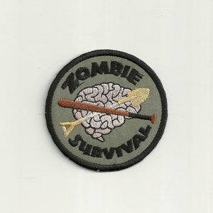 Zombie Survival Merit Badge, Patch! Custom Made!