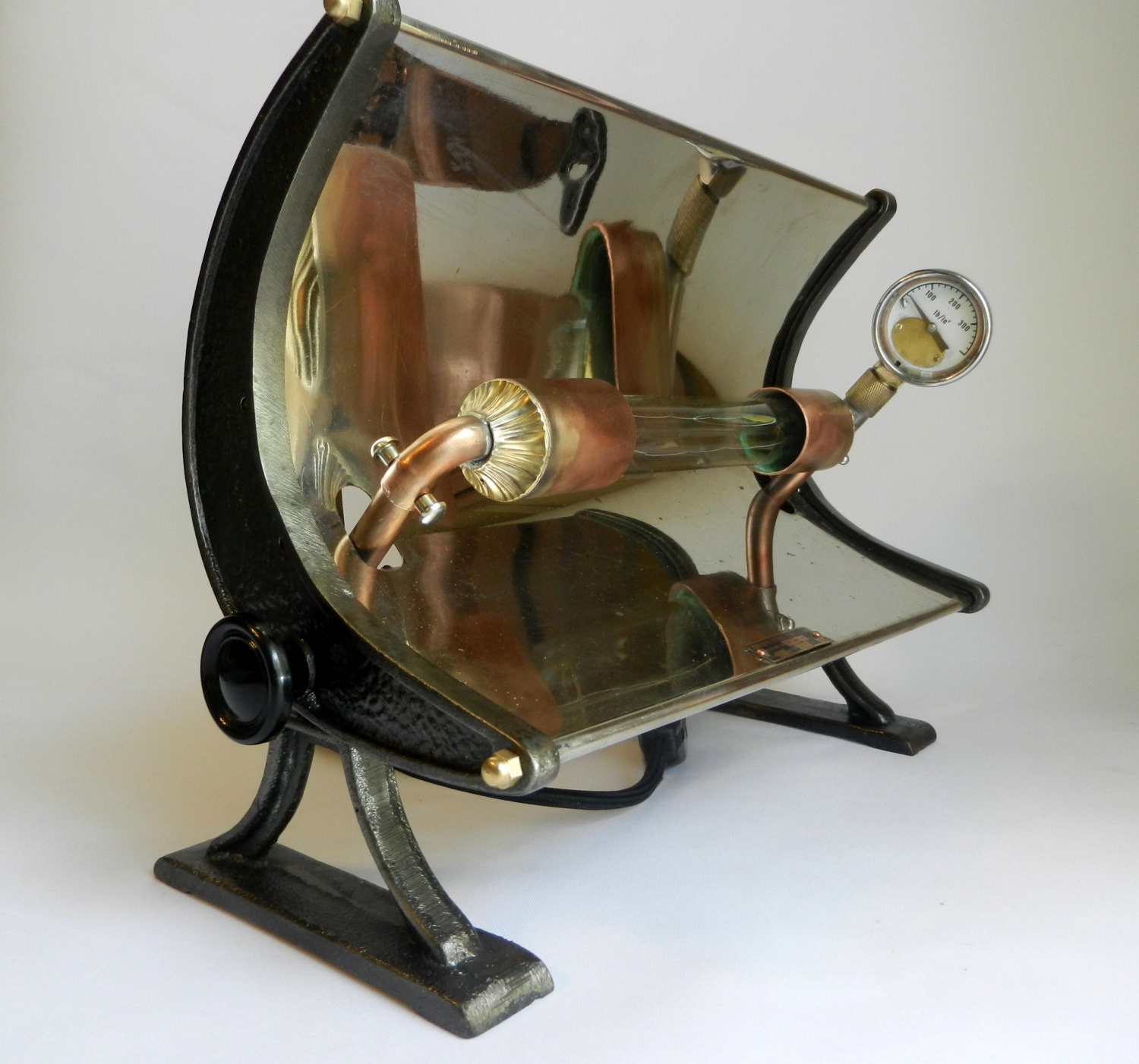 Steampunk Desk Lamp Hand Crafted From Early 1900 S Electric Heater