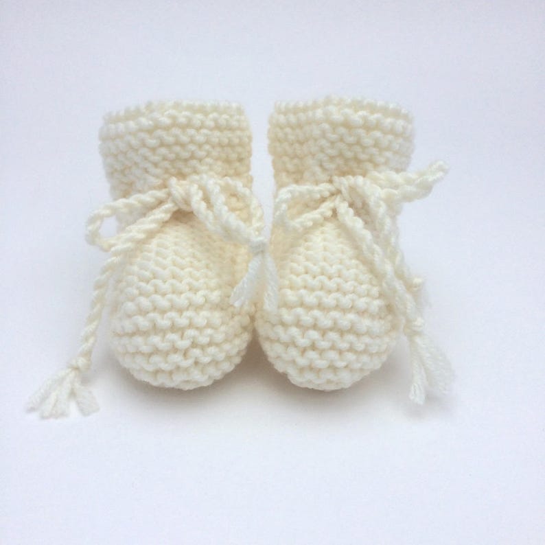merino wool baby booties
