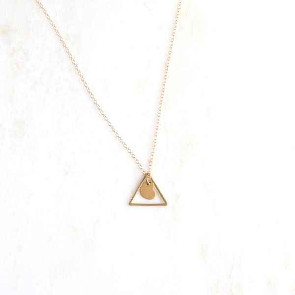 TOGETHER adoption necklace. triangle necklace. mother's day. baby shower. 1 samuel 1:27 for this child I have prayed