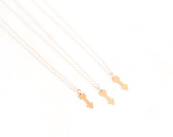 QUIVER gold arrow necklace. layer necklace. everyday necklace. psalm 127:4. christian necklace. new mom necklace. child necklace. custom.