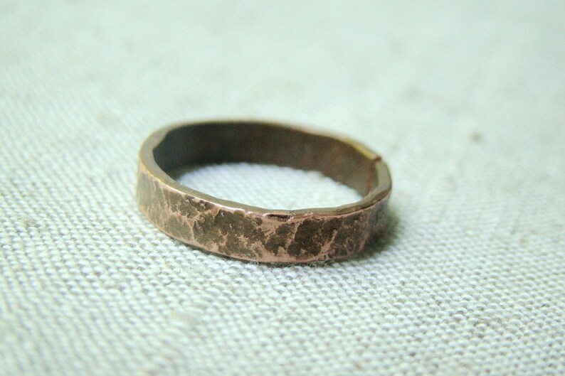 Mens wedding Band textured mens ring size 10 and other image 0