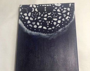 galaxy painting, canvas acrylic painting