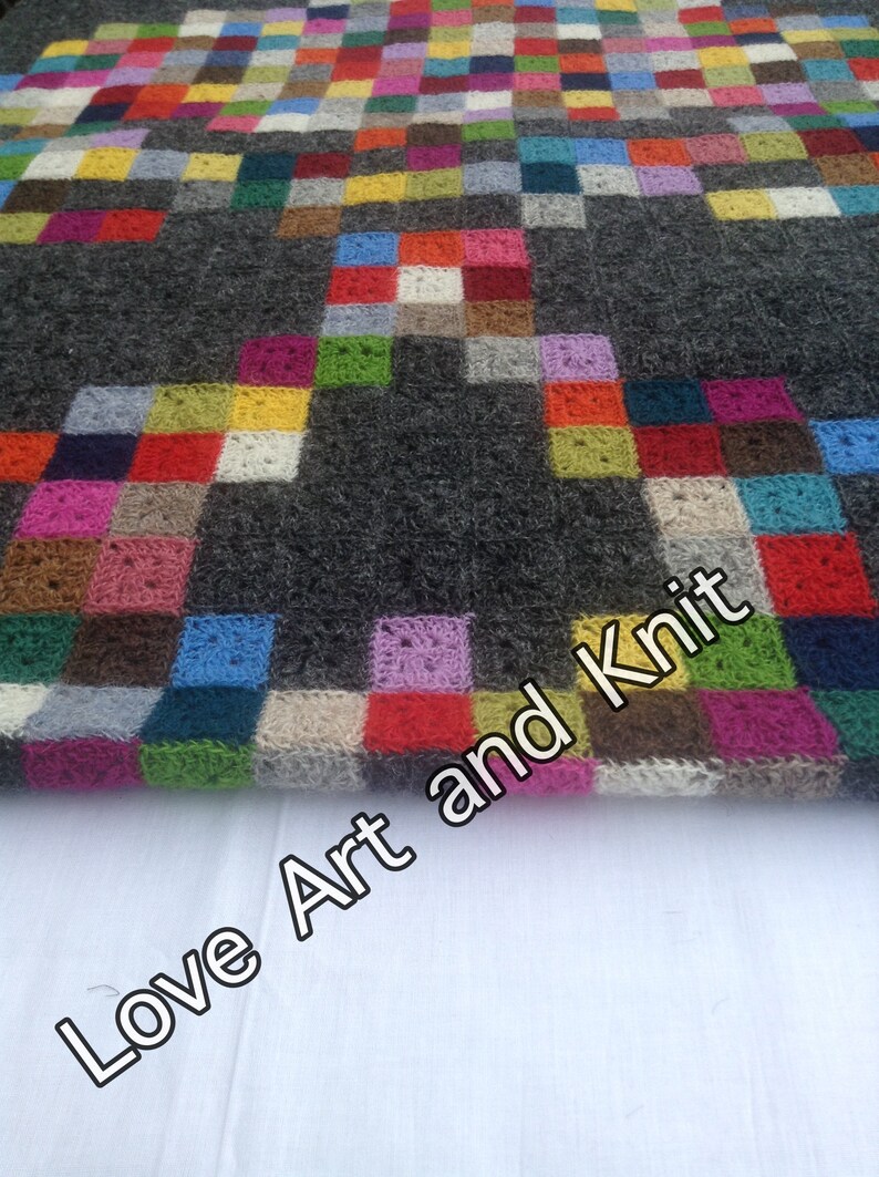 Blanket Afghan Throw Icelandic Wool Wool Lopi Gothic Etsy Canada