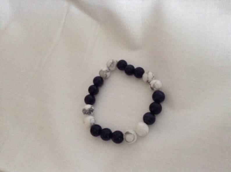 Stretch Bracelet Unisex Beaded Bracelet Etsy