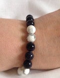 stretch bracelet, unisex beaded bracelet product logo