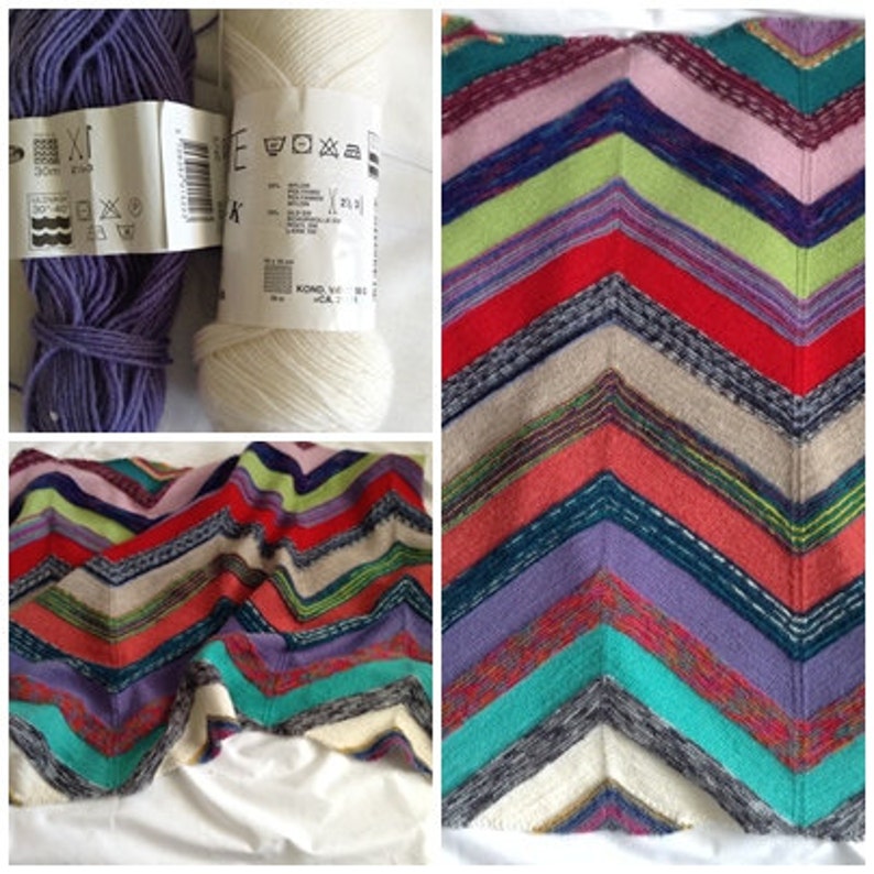 Blanket baby carriage blanket stroller handmade knitted Etsy