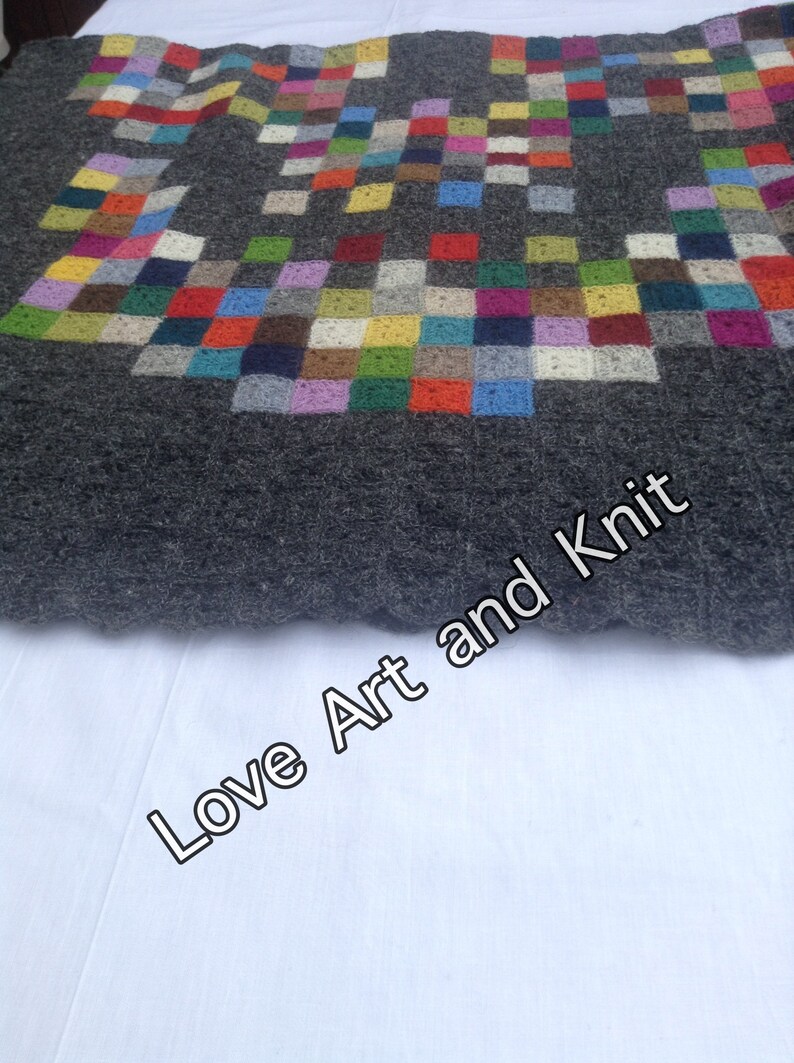 Blanket Afghan Throw Icelandic Wool Wool Lopi Gothic Etsy Canada