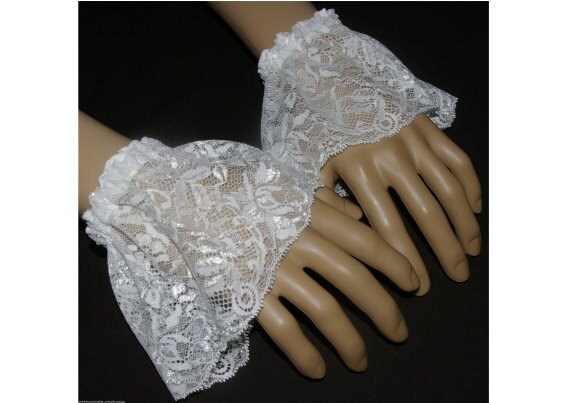 Image of Mens Victorian/Regency Steampunk Lace Cuffs
